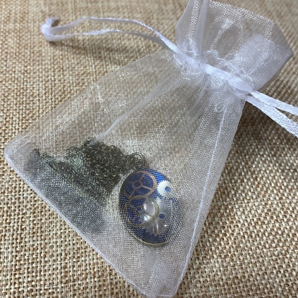 Vintage Watch Gears 3D Handmade One of a kind Necklace NWOT 24” New - Picture 8 of 8